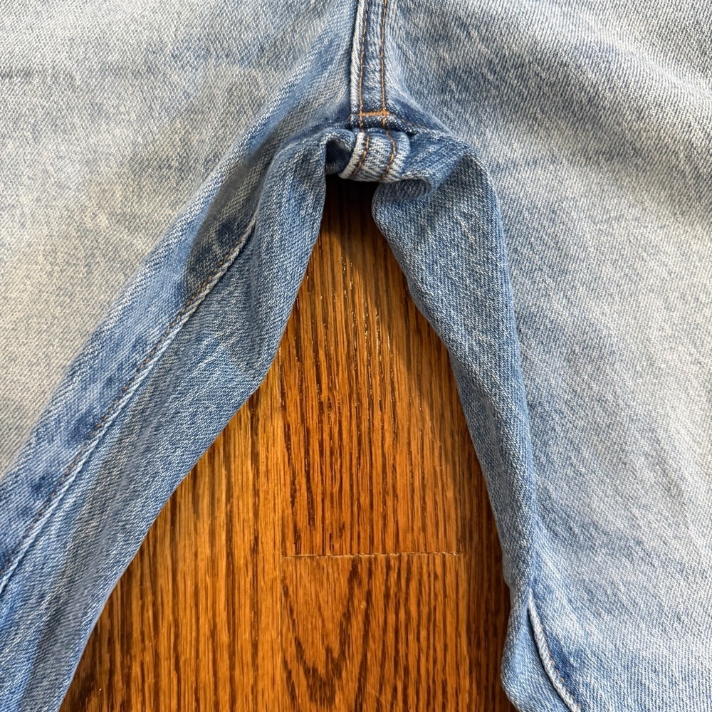 J.Crew Classic Vintage Blue Denim Jeans Straight Leg Size 26 - Picture 4 of 16